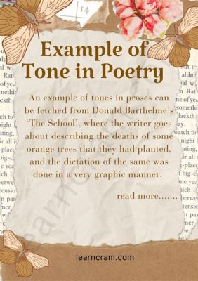 in the context of poetry, what is the best definition of tone? exploring the nuances and implications of poetic mood